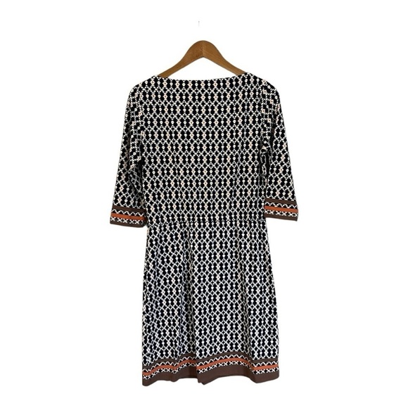 J. McLaughlin Dress Womens Medium Blue Drawstring Waist - Picture 3 of 6